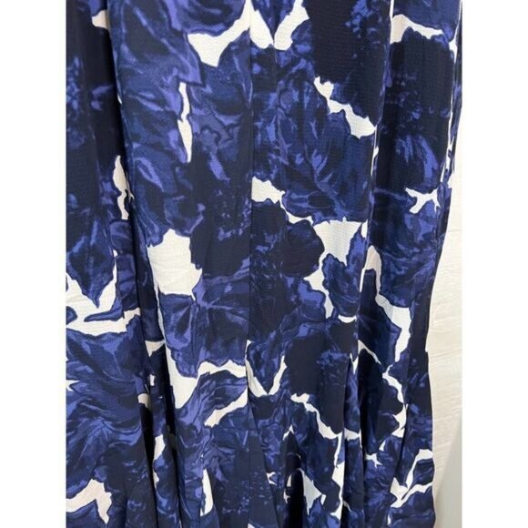 Talbots Floral Flounce Hem Chiffon Dress Size 4 - Picture 5 of 8